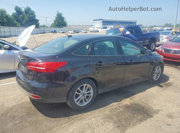 1FADP3F24JL218262 2018 FORD FOCUS Black Rear right