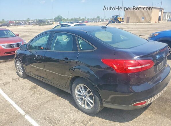 1FADP3F24JL218262 2018 FORD FOCUS Black Rear left