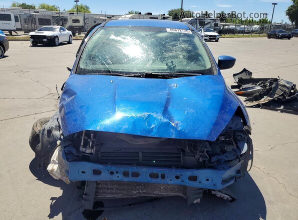 1FADP3F24JL230914 2018 FORD FOCUS Blue Front view