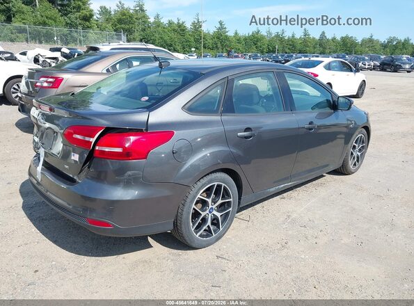 1FADP3F24JL298145 2018 FORD FOCUS Gray Rear right