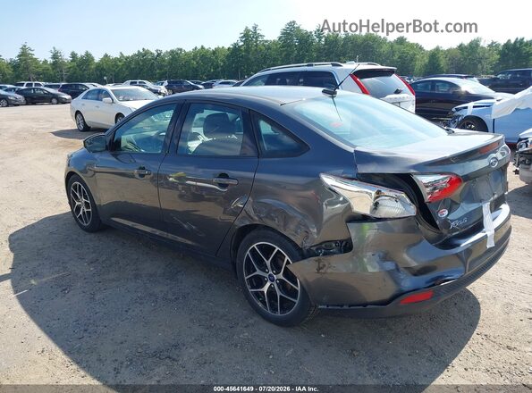 1FADP3F24JL298145 2018 FORD FOCUS Gray Rear left