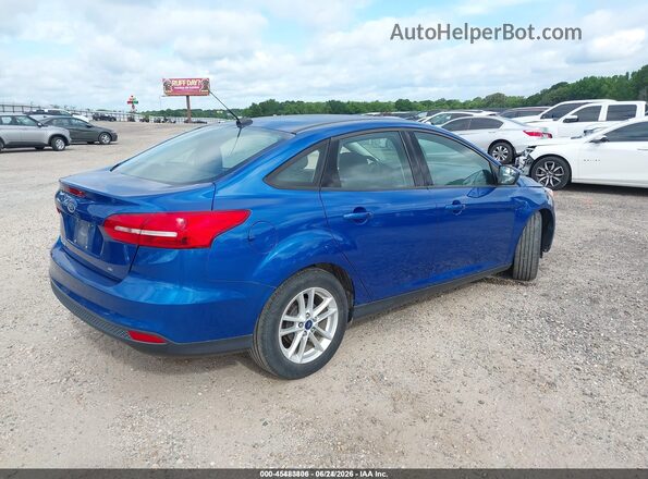 1FADP3F24JL327854 2018 FORD FOCUS Blue Tył prawy