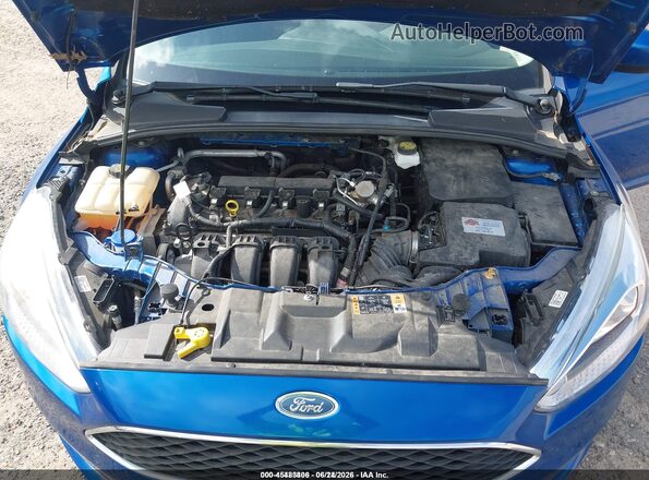 1FADP3F24JL327854 2018 FORD FOCUS Blue Widok z tyłu