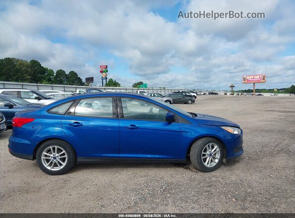 1FADP3F24JL327854 2018 FORD FOCUS Blue Widok zestawu wskaźników