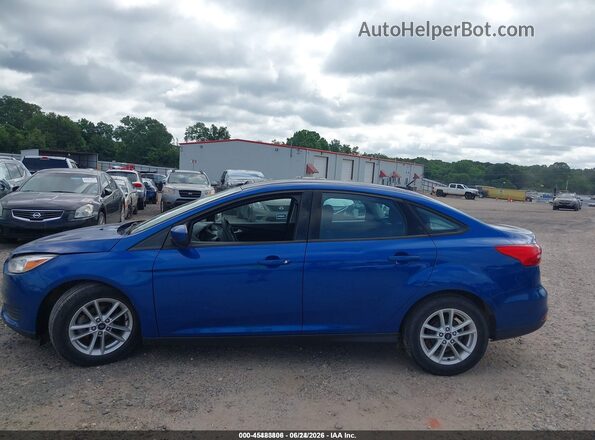1FADP3F24JL327854 2018 FORD FOCUS Blue Widok wnętrza z tyłu