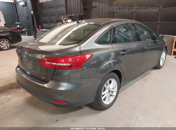 1FADP3F24JL328230 2018 FORD FOCUS Gray Trasero derecho