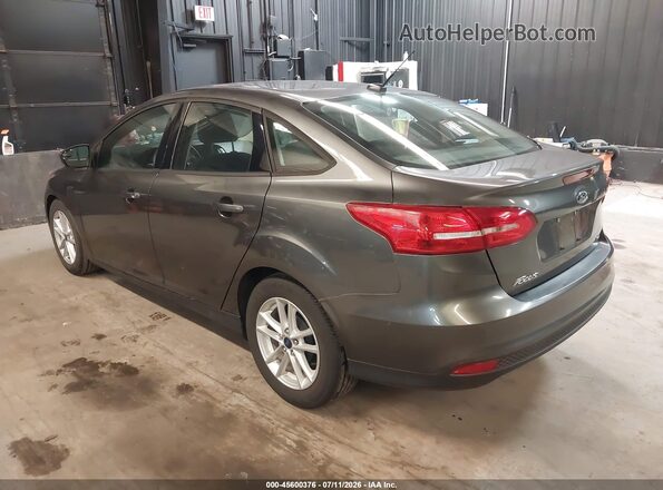 1FADP3F24JL328230 2018 FORD FOCUS Gray Trasero izquierdo