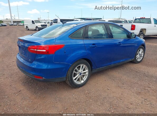 1FADP3F24JL329085 2018 FORD FOCUS Синий Задняя правая четверть