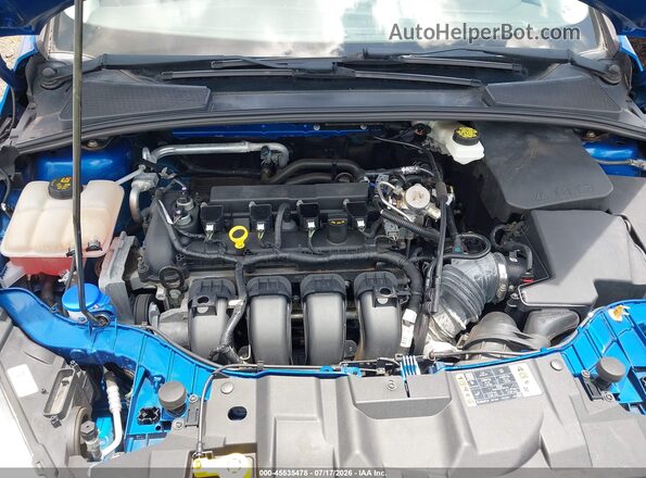 1FADP3F24JL329085 2018 FORD FOCUS Синий Вид сзади