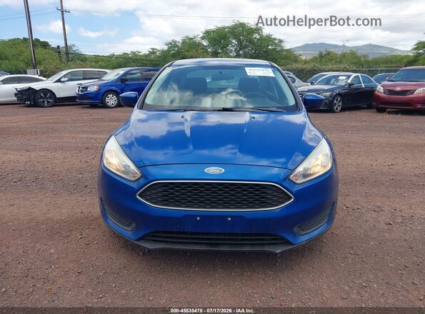 1FADP3F24JL329085 2018 FORD FOCUS Синий Вид задней части салона