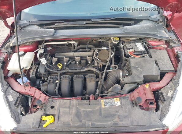 1FADP3F25GL253160 2016 FORD FOCUS Red Rear view