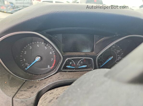 1FADP3F25GL253742 2016 FORD FOCUS Silver ხელსაწყოთა პანელის ხედი