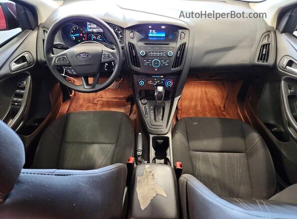1FADP3F25GL351220 2016 FORD FOCUS Burgundy Widok deski rozdzielczej