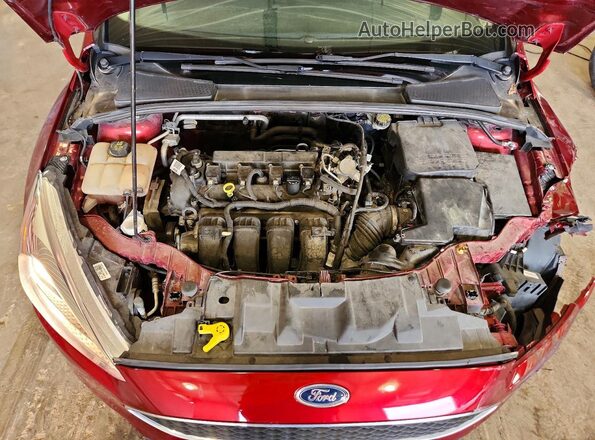 1FADP3F25GL351220 2016 FORD FOCUS Burgundy Widok wnętrza z tyłu