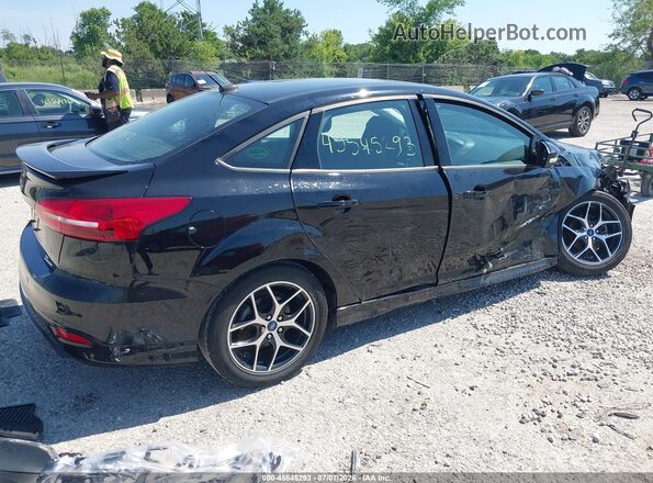 1FADP3F25GL371693 2016 FORD FOCUS Black Rear right