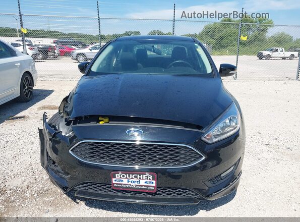1FADP3F25GL371693 2016 FORD FOCUS Black Rear interior view