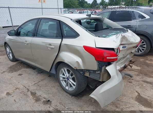 1FADP3F25HL213582 2017 FORD FOCUS Gold Trasero izquierdo