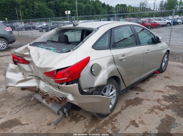 1FADP3F25HL213582 2017 FORD FOCUS Gold Trasero derecho