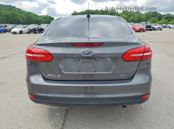 1FADP3F25HL213839 2017 FORD FOCUS Gray Widok z tyłu