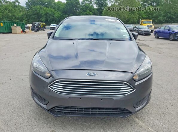 1FADP3F25HL213839 2017 FORD FOCUS Gray Widok z przodu