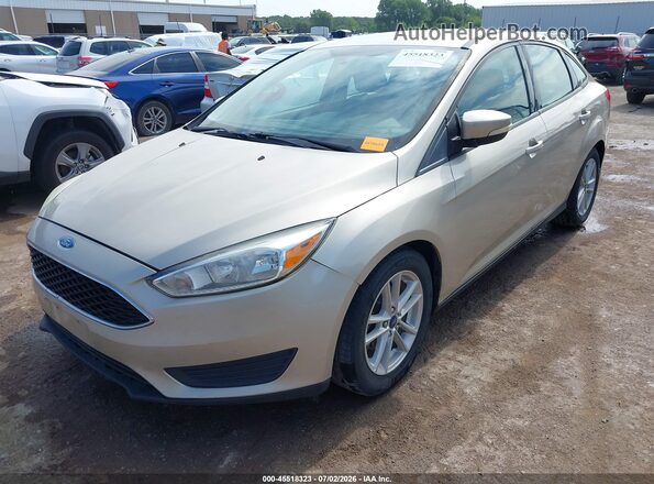 1FADP3F25HL329722 2017 FORD FOCUS Золотой Передняя левая четверть