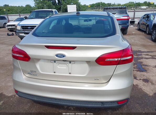 1FADP3F25HL329722 2017 FORD FOCUS Золотой 