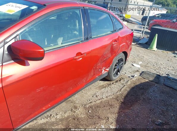 1FADP3F25JL252257 2018 FORD FOCUS Red წინა ხედი