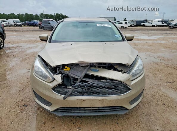1FADP3F25JL269110 2018 FORD FOCUS Tan Widok z przodu