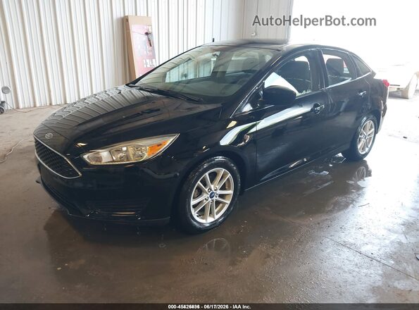 1FADP3F25JL327782 2018 FORD FOCUS Черный Передняя левая четверть