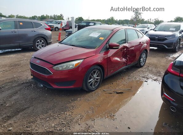 1FADP3F26GL280769 2016 FORD FOCUS Red Առջևի ձախ երեք քառորդ տեսարան