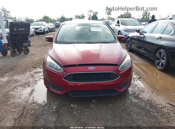1FADP3F26GL280769 2016 FORD FOCUS Red Սարքավորումների վահանակի տեսք
