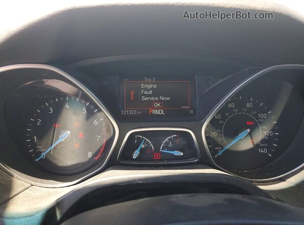 1FADP3F26GL302043 2016 FORD FOCUS White Widok zestawu wskaźników