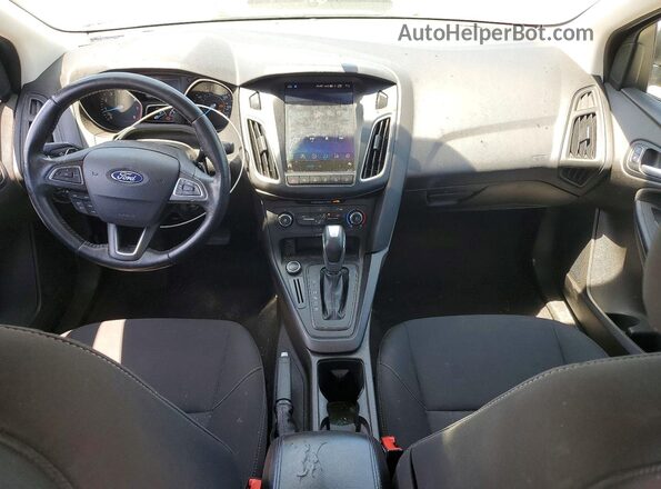 1FADP3F26GL315391 2016 FORD FOCUS Серый Вид панели приборов