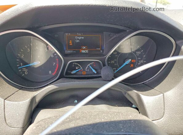 1FADP3F26GL315391 2016 FORD FOCUS Серый Вид щитка приборов