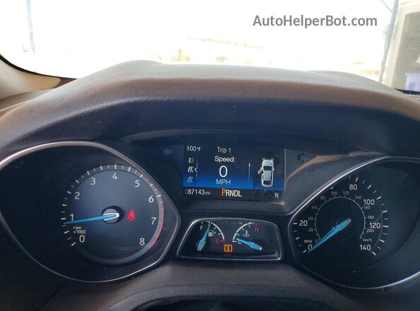 1FADP3F26GL326794 2016 FORD FOCUS White Vista del cuadro de instrumentos