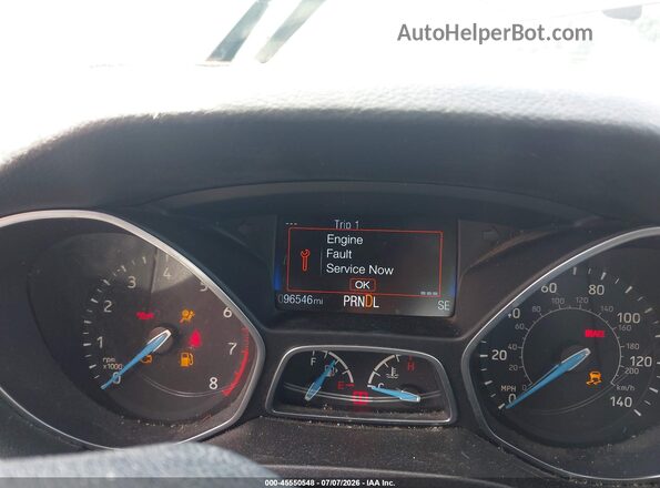 1FADP3F26GL377826 2016 FORD FOCUS Gray უკანა სავარძლების ხედი