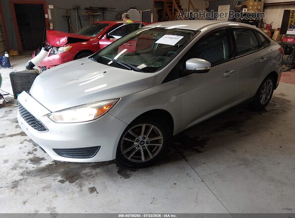 1FADP3F26HL228382 2017 FORD FOCUS Silver წინა მარცხენა ხედი სამი მეოთხედიდან