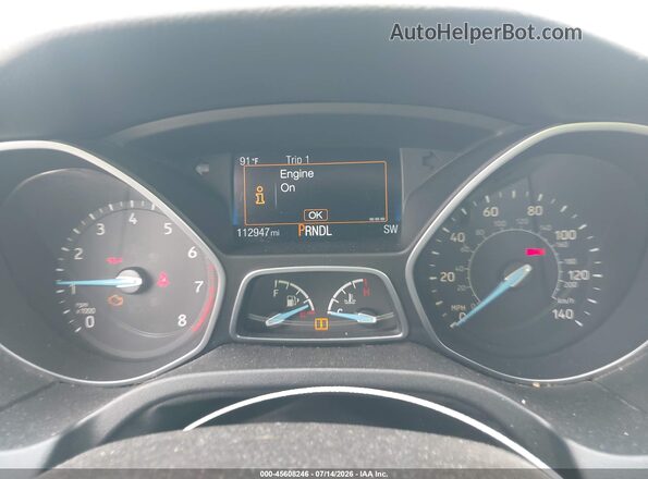 1FADP3F26HL237244 2017 FORD FOCUS Gray Вид задніх сидінь