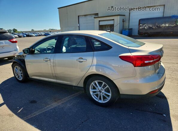 1FADP3F26HL300391 2017 FORD FOCUS Beige Задня ліва чверть