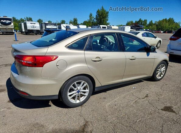 1FADP3F26HL300391 2017 FORD FOCUS Beige Задня права чверть