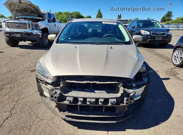 1FADP3F26HL300391 2017 FORD FOCUS Beige Вид спереду