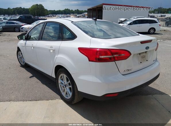 1FADP3F26HL320172 2017 FORD FOCUS White Rear left