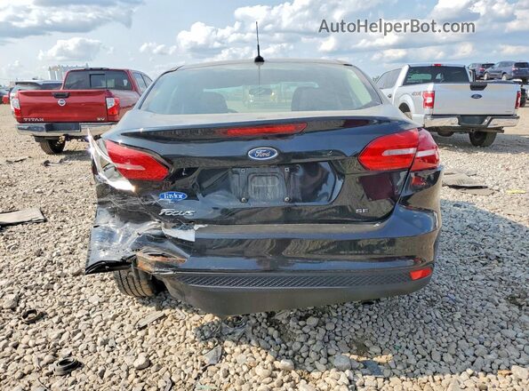 1FADP3F26HL339420 2017 FORD FOCUS Black უკანა ხედი
