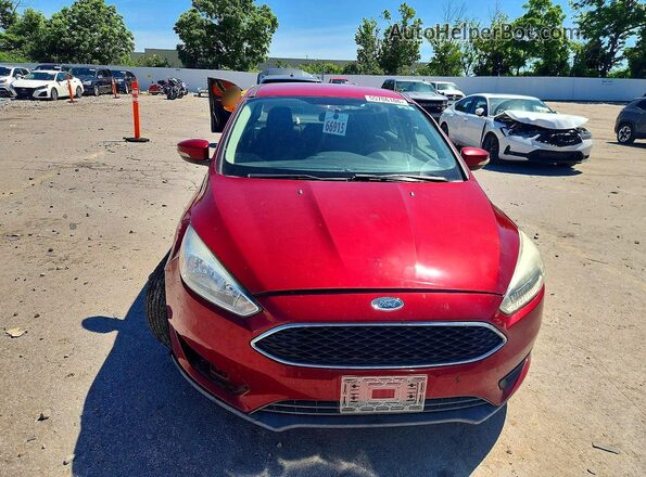 1FADP3F26HL341135 2017 FORD FOCUS Red Դիմացի տեսք
