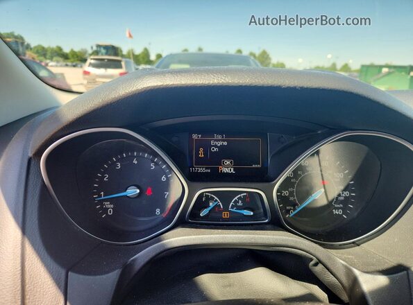 1FADP3F26HL341135 2017 FORD FOCUS Red Սարքավորումների վահանակի տեսք
