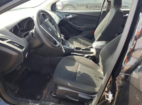 1FADP3F26JL231790 2018 FORD FOCUS Black წინა სალონის ხედი