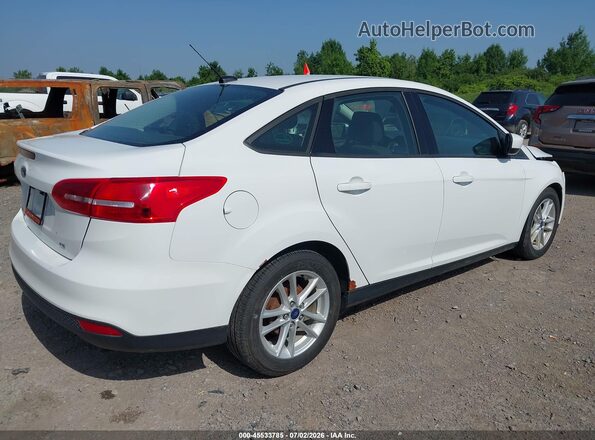 1FADP3F26JL298387 2018 FORD FOCUS White Задня права чверть