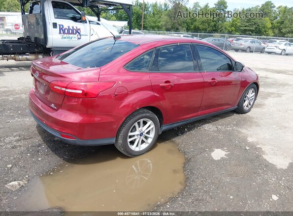 1FADP3F27GL219298 2016 FORD FOCUS Red Tył prawy