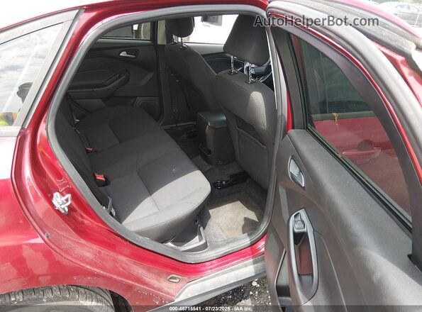 1FADP3F27GL219298 2016 FORD FOCUS Red Widok naklejki z numerem VIN