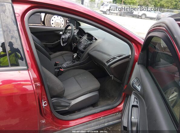 1FADP3F27GL219298 2016 FORD FOCUS Red Widok wnętrza z przodu
